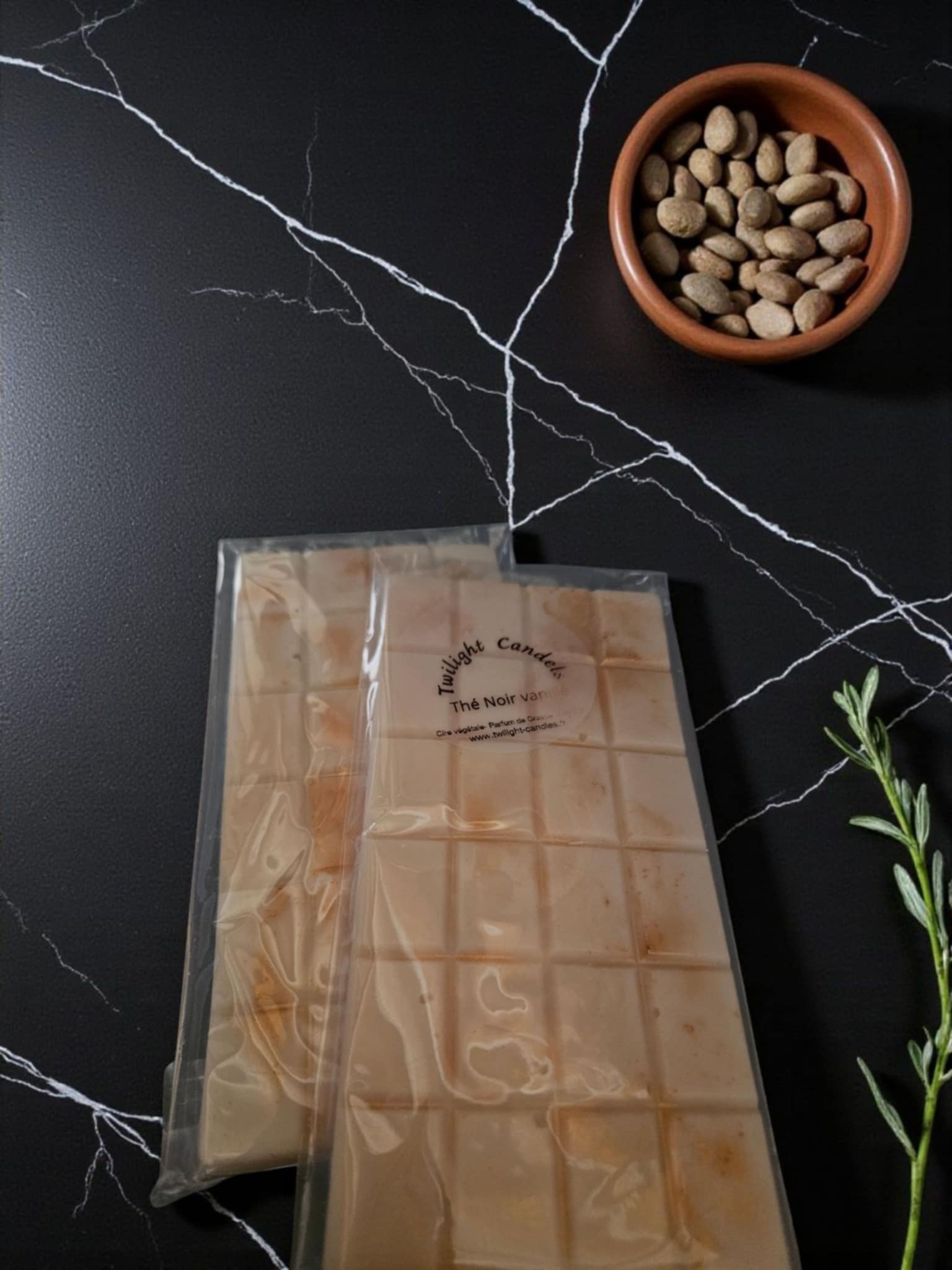 Tablette fondant the noir vanillé