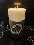Bougie béton noir